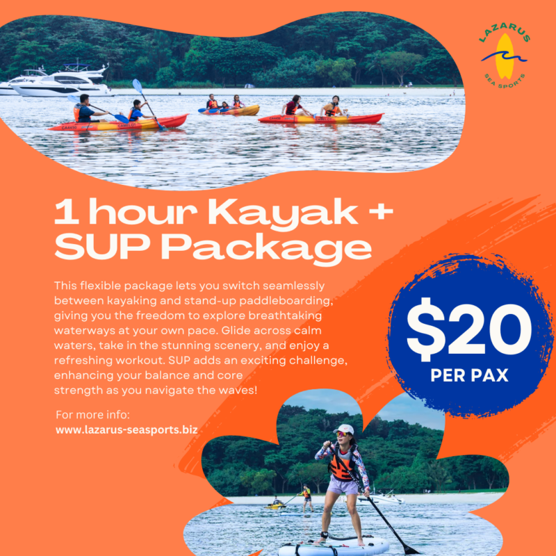 Kayak + SUP Package @ Lazarus (1 Hour)