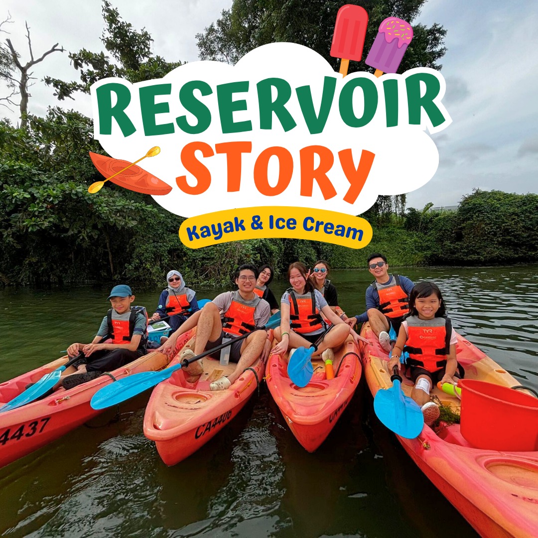 Reservoir Story - Kayak & Ice Cream Experience @ L. Seletar