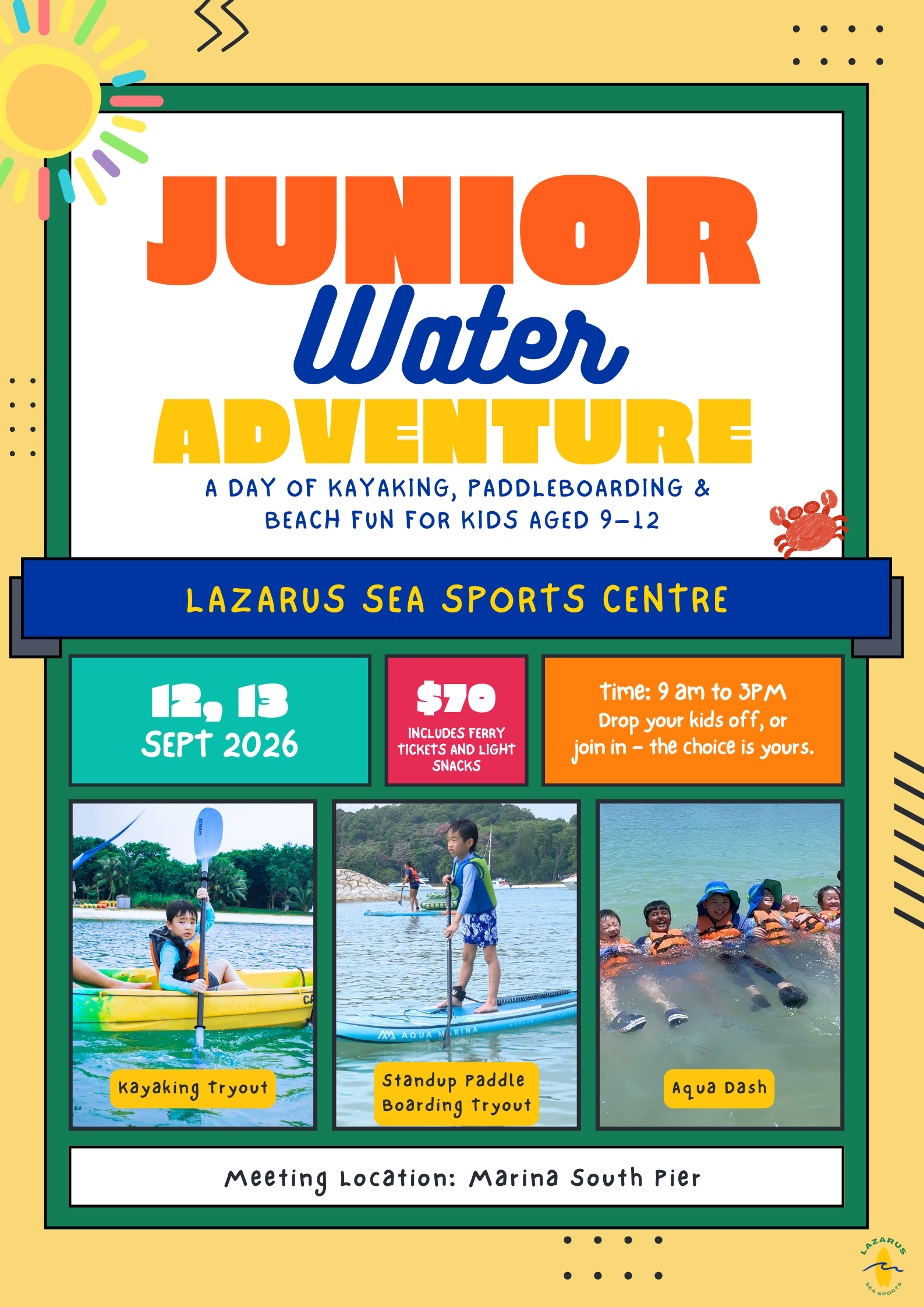 Junior Water Adventure: Lazarus Island